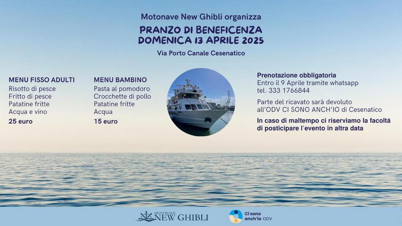 Pranzo di beneficenza aprile 2025